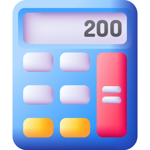 calculadora 3d icono gratis