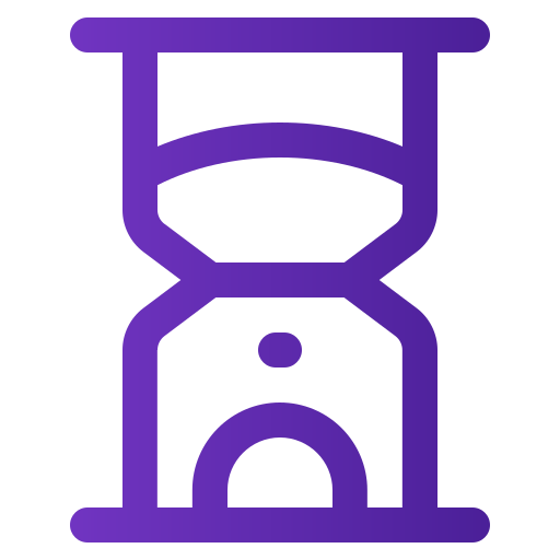 Hourglass Generic gradient outline icon