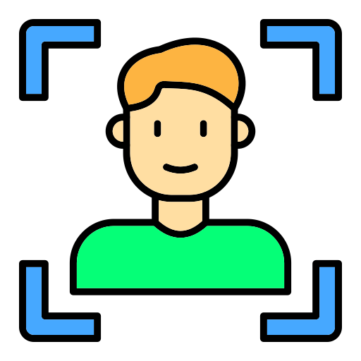 Face scan free icon Face scan free icon