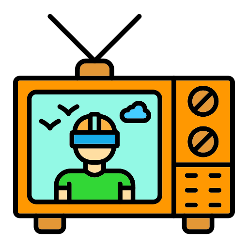 télévision Icône gratuit télévision Icône gratuit