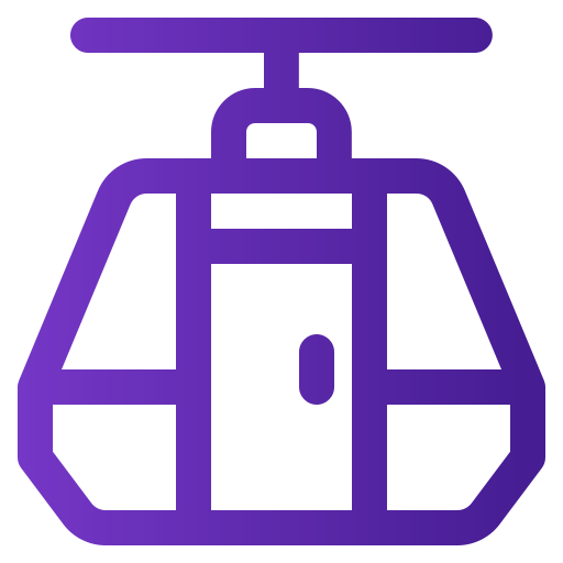 teleférico icono gratis