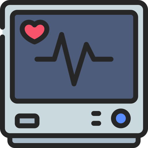 monitor de electrocardiograma icono gratis