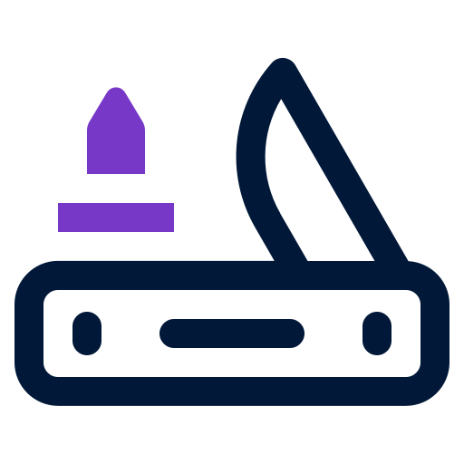 cuchillo de bolsillo icono gratis