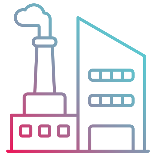 Factory Generic gradient outline icon