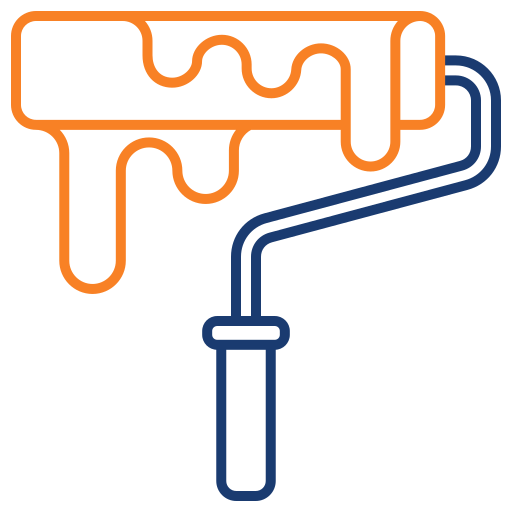 rodillo icono gratis