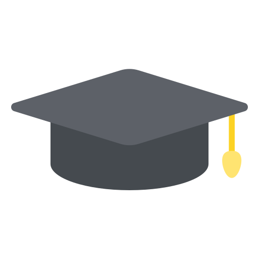 sombrero de graduado icono gratis