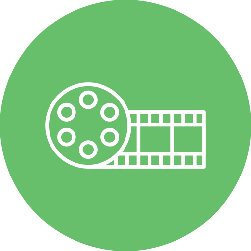 rollo de película icono gratis