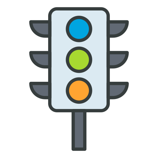 Traffic lights Generic color lineal-color icon