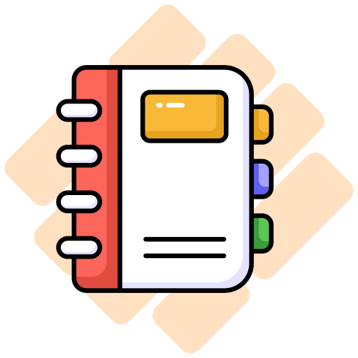 libreta de contactos icono gratis