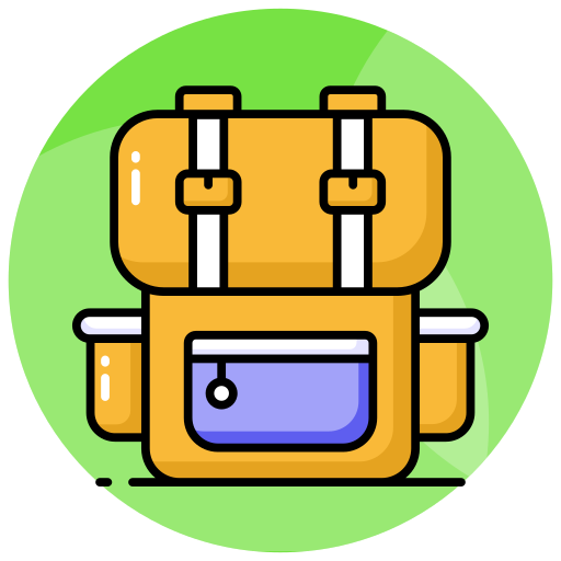 Backpack Generic color lineal-color icon