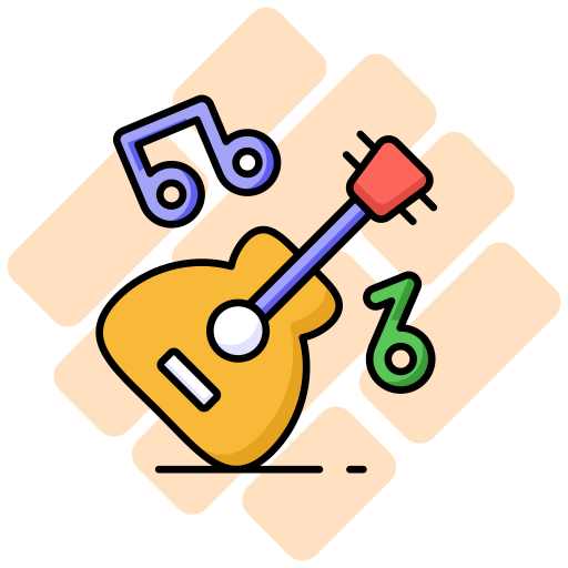 guitarra icono gratis