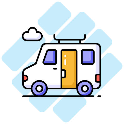 autocaravana icono gratis