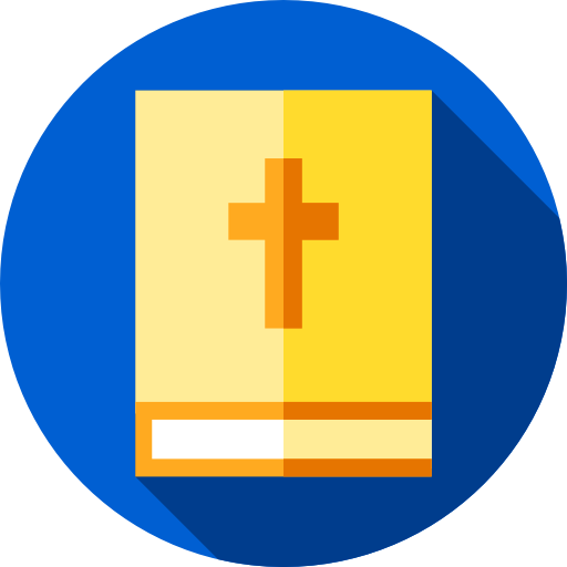 Bible Flat Circular Flat icon