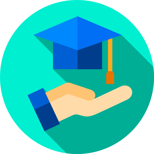 Education Flat Circular Flat icon