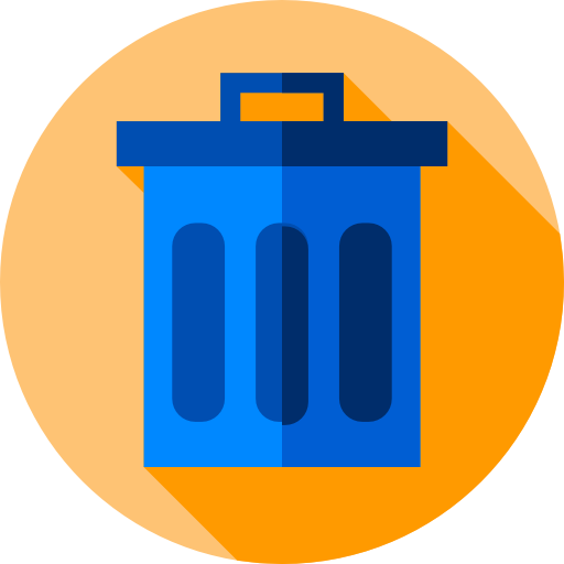 Trash bin free icon