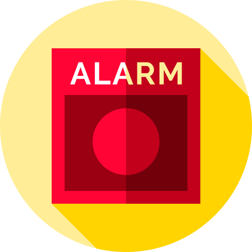 alarma de incendios icono gratis