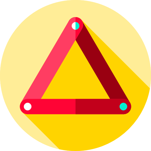 triángulo de precaución icono gratis