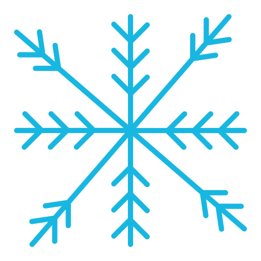 Snowflake Generic color outline icon