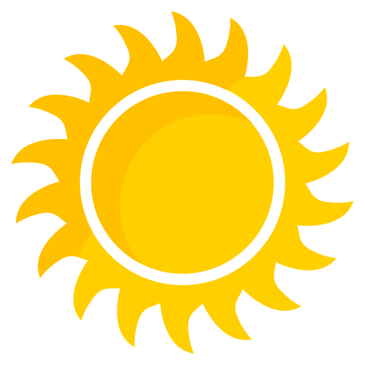 Sun Generic Color Fill Icon