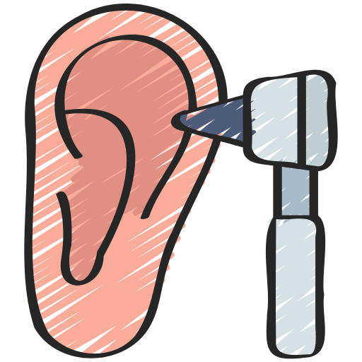 examen de audición icono gratis