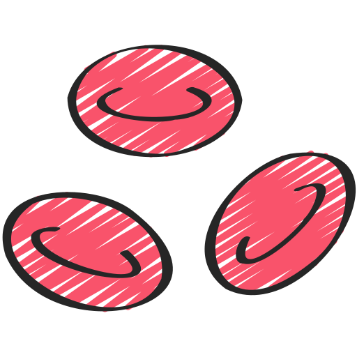 Red blood cells Juicy Fish Sketchy icon