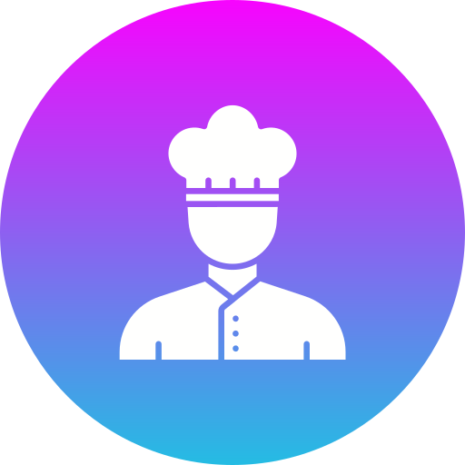 Chef Generic gradient fill icon