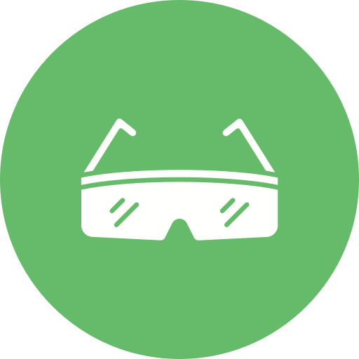 Безопасные очки бесплатно иконка Безопасные очки бесплатно иконка