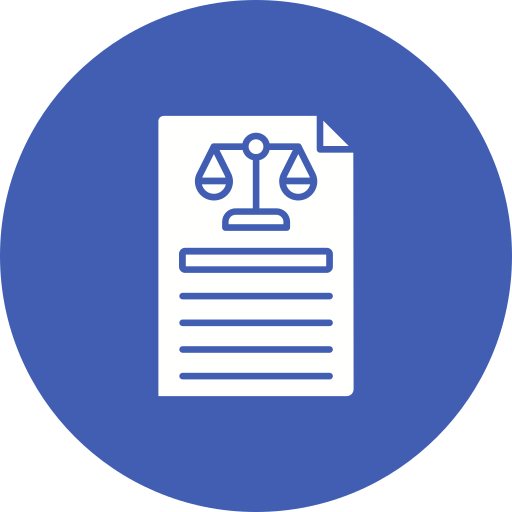 Legal document Generic color fill icon