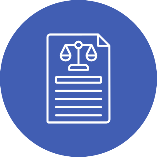 Legal Document Generic Color Fill Icon