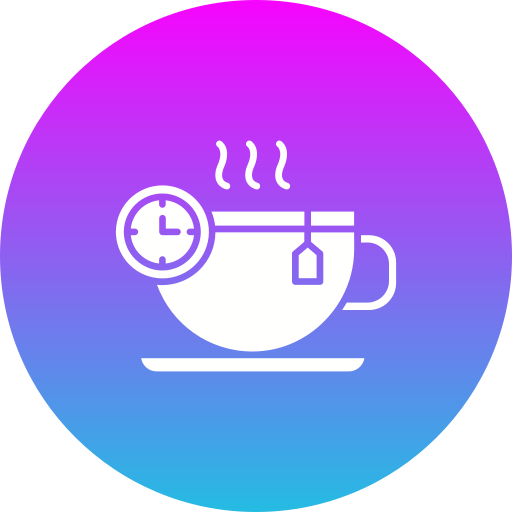 Tea time Generic gradient fill icon