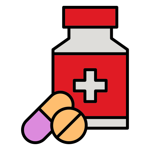 Drug Generic Color Lineal Color Icon 7027