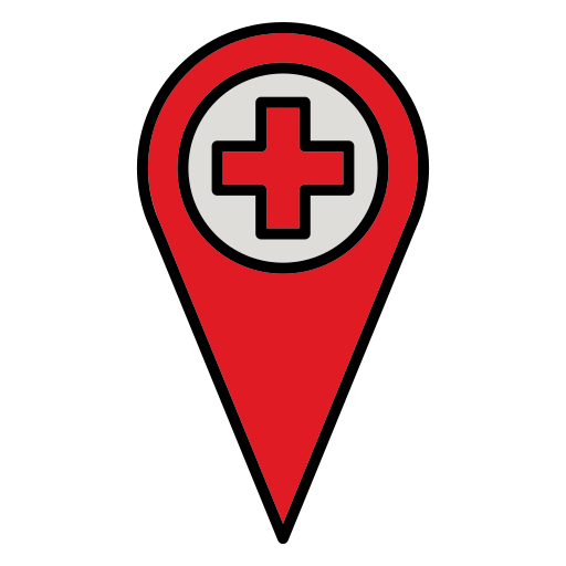 centro médico icono gratis