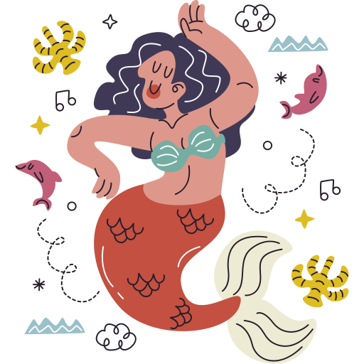 sirena gratis sticker