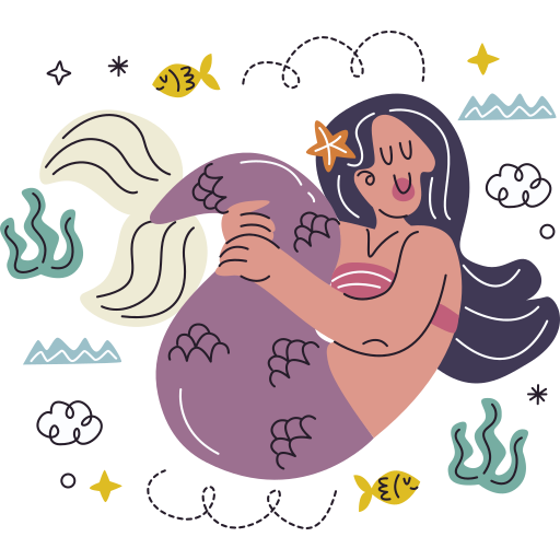 sirena gratis sticker