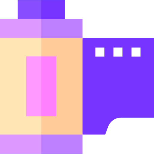 rollo de película icono gratis