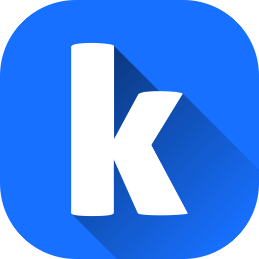 Letter k Generic gradient fill icon