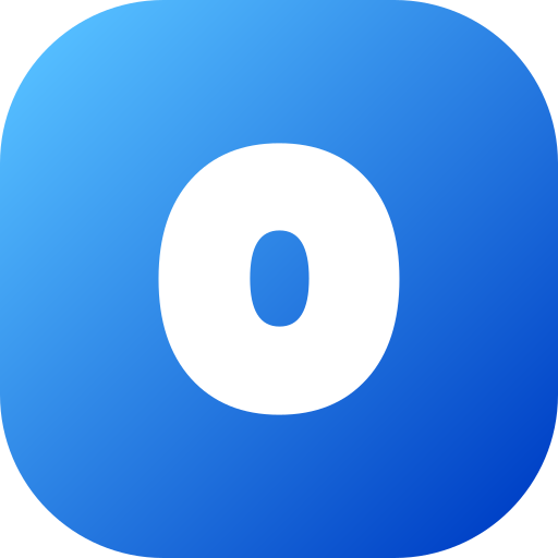 letra o icono gratis