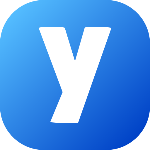 Letter y Generic gradient fill icon