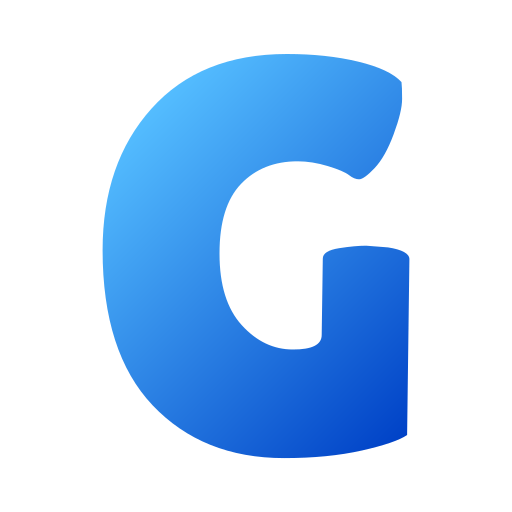 Letter g Generic gradient fill icon