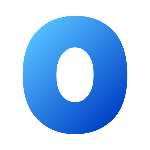 letra o icono gratis