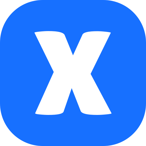 Letter x Generic color fill icon