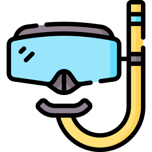 máscara de buceo icono gratis