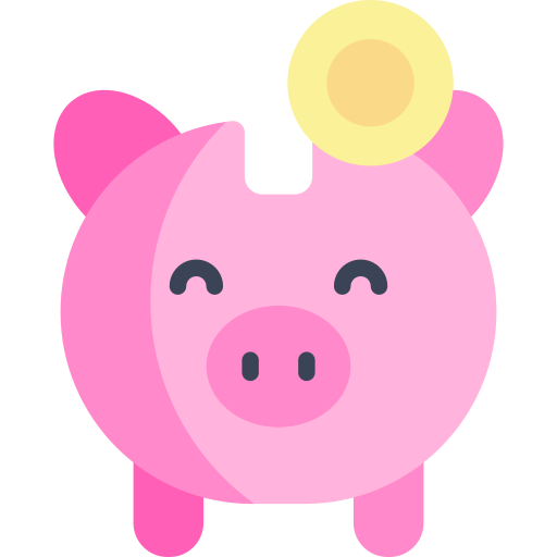Piggy bank free icon