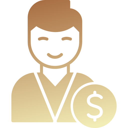 Sales person Generic gradient fill icon