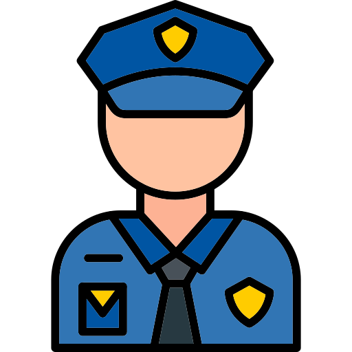 Officer Generic color lineal-color icon