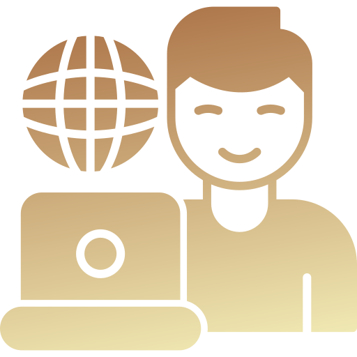 agente de viajes icono gratis