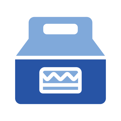 caja de pastel icono gratis