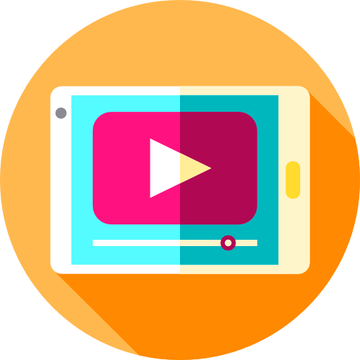 reproductor de video icono gratis