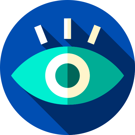 visión icono gratis