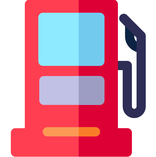 estación de gasolina icono gratis